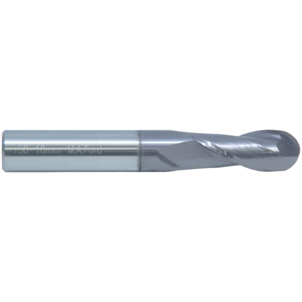 Tuffcut Gp 2 Flute Ball Nose End Mill, 8.0Mm